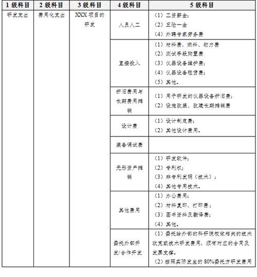 高新企业科技与研发费用会计科目设置建议(研究开发费用支出研发研究) 软件优化