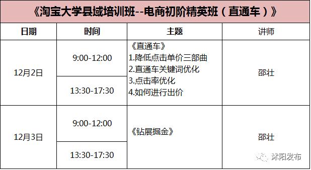 报名速来~淘宝大学沭阳培训基地新一期课程上线！(沭阳淘宝报名培训基地大学) 软件开发