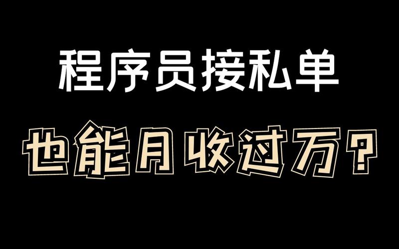 程序员19个接私活平台(私活程序员平台开发互联网) 软件优化