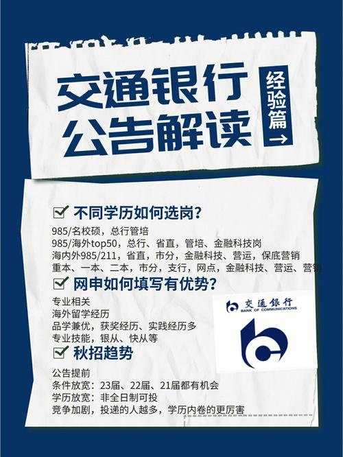 不限专业，汕头有岗，交通银行秋招(交通银行都能员工金融教育) 软件开发