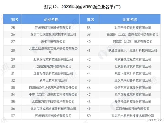 2021中国VR50强企业发布 江西有4家企业列第二梯队(企业梯队虚拟现实产业分布) 软件优化