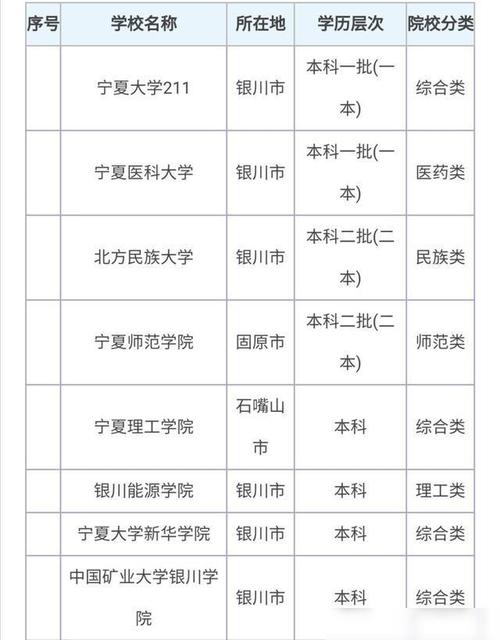 银川本科学校排行榜(学科较高高校双飞工程) 软件开发