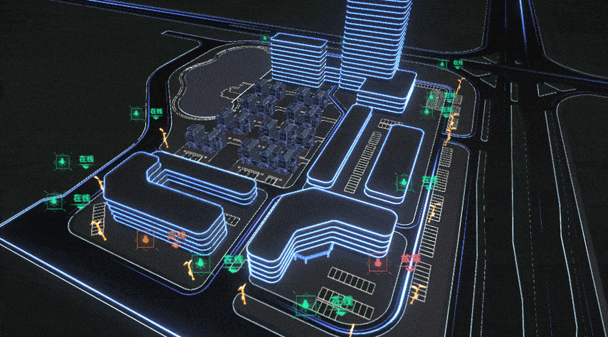 重庆3d可视化建模,数字孪生智慧工厂3D模型,智慧城市园区三维模型(模型可视化建模数字智慧) 99链接平台