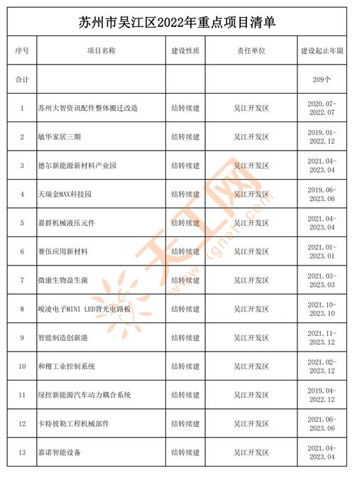 2022年市级重点项目清单(项目新建新增续建结转) 软件开发