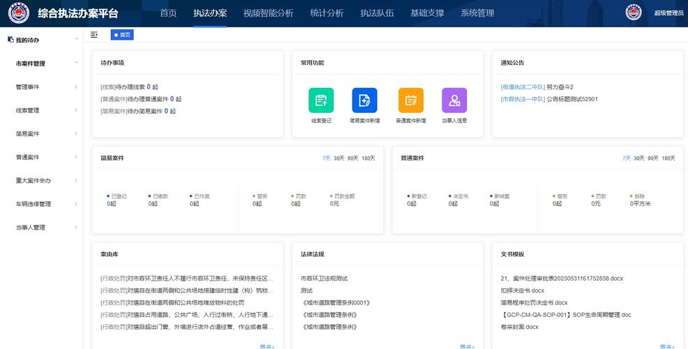 城市卫生监管智慧管理系统(用户管理操作监测信息) 软件优化