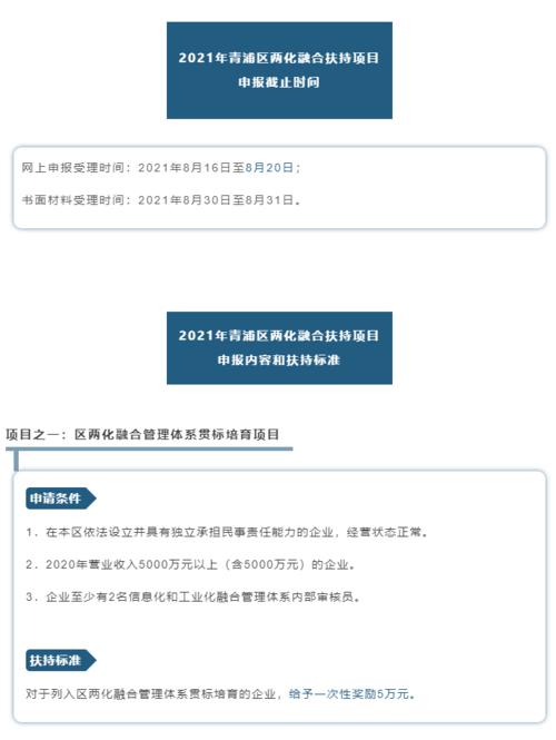 关于组织申报2021年青浦区软件信息服务业扶持项目的通知(万元扶持项目企业软件) 软件开发