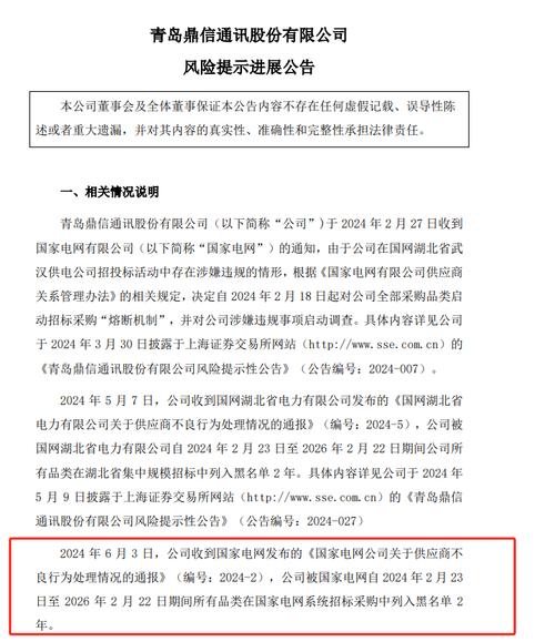 随州市晓东蔬菜配送被国网湖北省电力有限公司通报 因串通投标行为被列入黑名单3年(供应商整改有限公司序列号履约) 软件开发