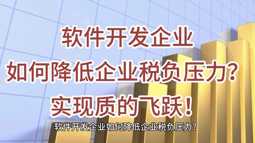 速看！三招解决软件开发企业税负压力(企业软件开发税负纳税筹划) 软件优化