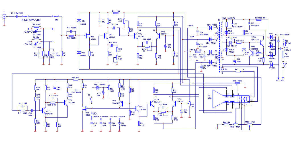 自制微型示波器(示波器电路自制触发信号) 99链接平台