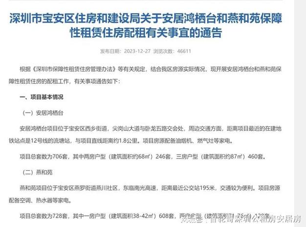 惠阳推出200套公租房房源 115户家庭选到心水房(租房住房房源保障家庭) 软件开发