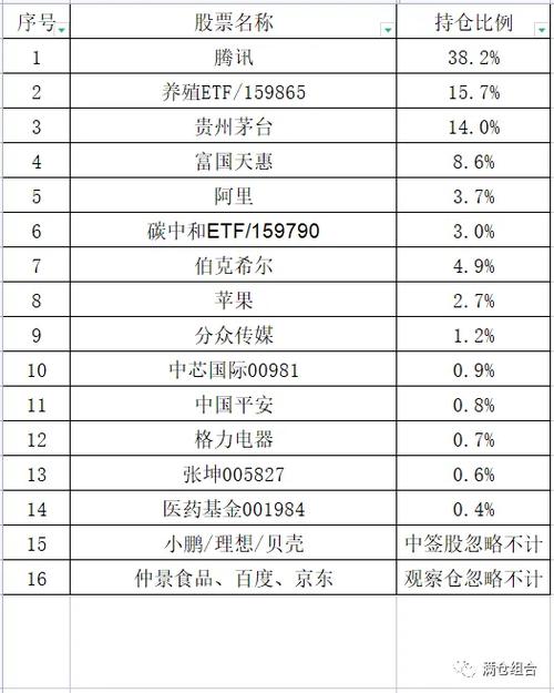 2024年4月29日调仓后持仓比例:腾讯45%(茅台作业洋河理由自己的) 99链接平台