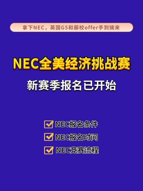 NEC全美经济学挑战赛火热报名中！(经济学挑战赛全美竞赛经济) 软件开发