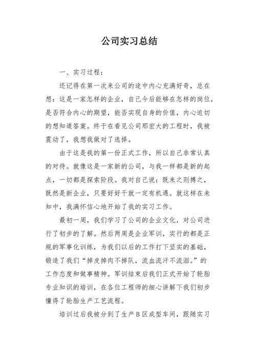 公司实习心得总结(工作实习公司自己的让我) 软件开发