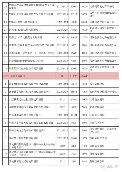 陕西渭南市2023年重点建设项目（新建）2T3（能源+基础设施51项）(建设县政府大荔项目千米) 软件优化