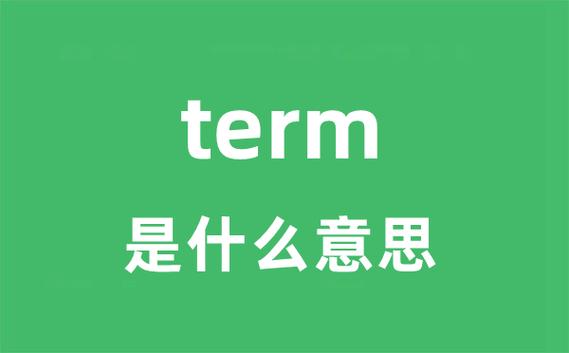 term 都有哪些意思： 1(任期学期术语期限都有哪些) 99链接平台