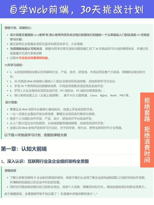 web前端开发小白快速入门的10个方法(程序员学习项目给你入门) 软件优化