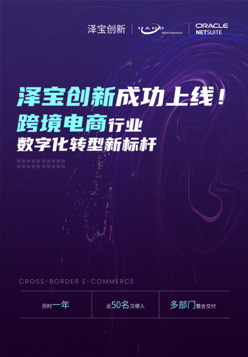 上线特辑｜汉得Oracle NetSuite上半年全球项目集锦！(数字化特辑上半年上线项目) 99链接平台