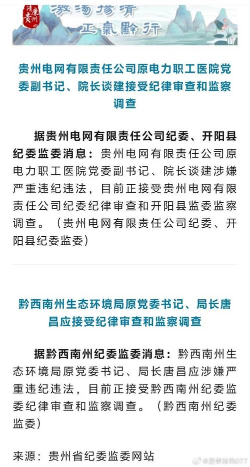 2名处级干部被“双开”！另有4名干部涉嫌严重违纪违法接受审查调查(审查回复涉嫌违纪纪律) 排名链接