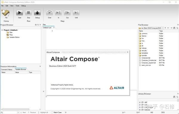 Altair Compose® 数学运算、编程、数据分析及可视化(可视化运算数据数学计算) 软件优化