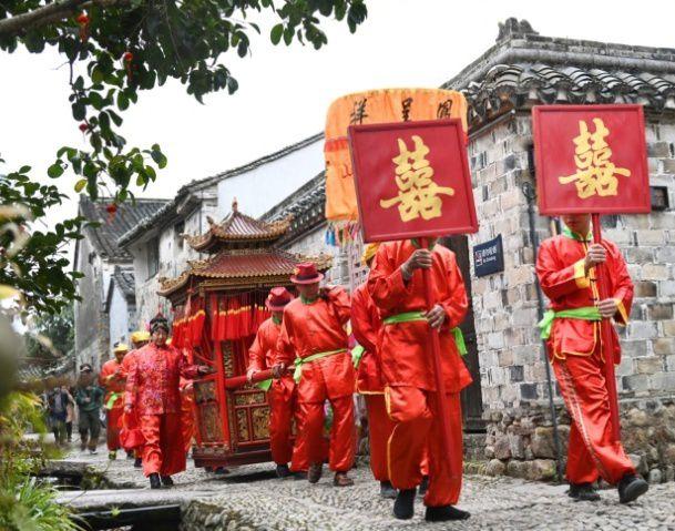 【宁海十里红妆】宁绍平原的嫁女婚俗(宁海红妆婚俗十里平原) 排名链接