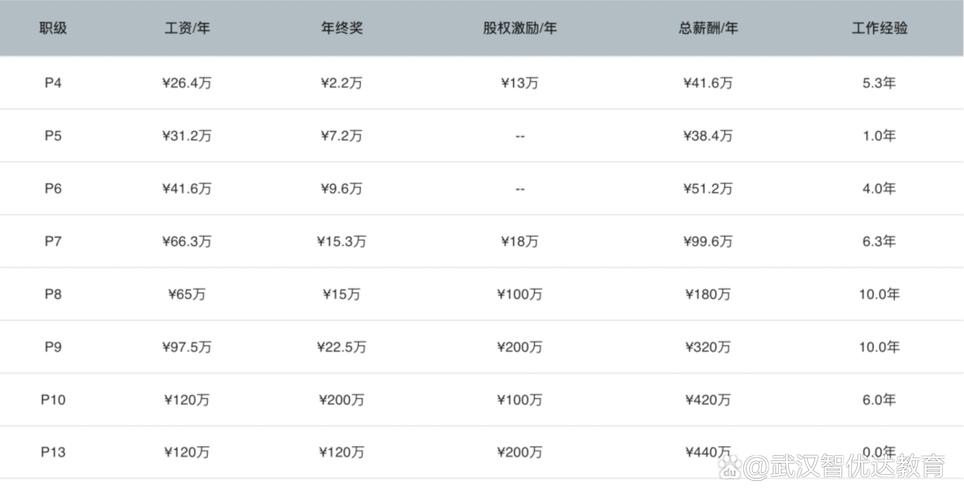 2024国内互联网大厂职级和薪资一览(职级网大互联序列薪资) 软件开发