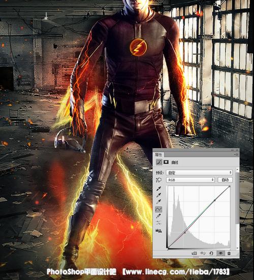 Photoshop教程：创建一个闪电侠(图层创建一个闪电侠教程添加) 99链接平台