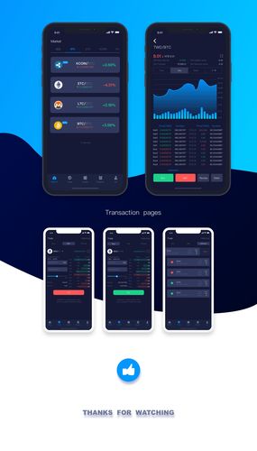 区块链虚拟币行情App设计(行情用户虚拟展示交易) 软件优化
