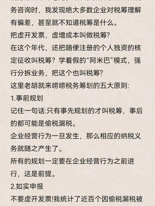 简单又合理的税筹节税方案(企业初夏进项方案合理合法) 软件开发