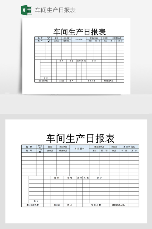 日复一日的利器：生产日报、月报表自动生成模板(生产报表自动生成模板日报) 99链接平台