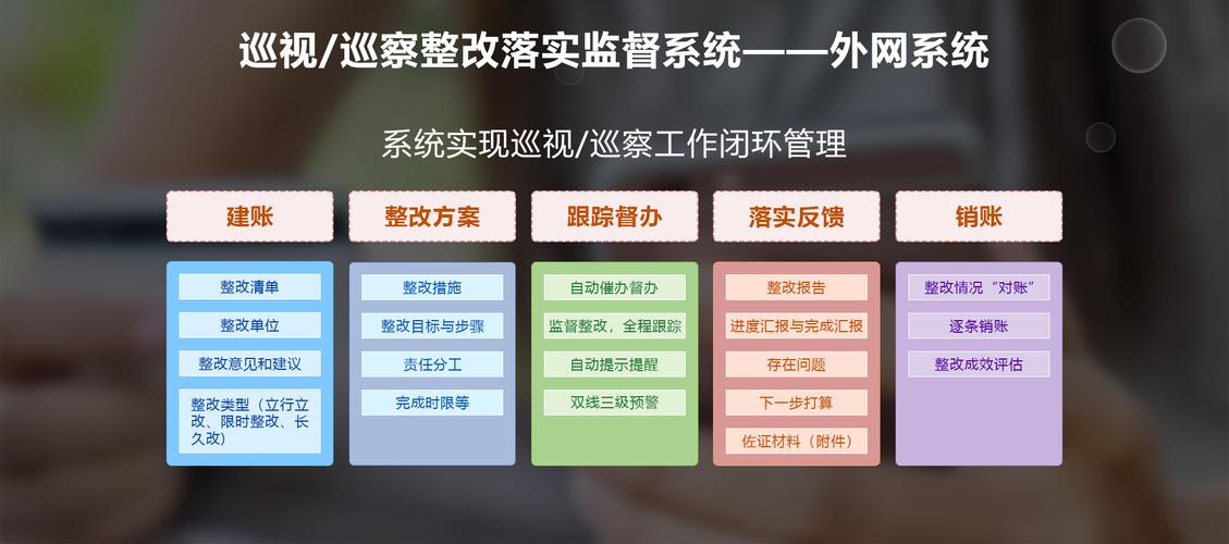 巡视巡察整改落实系统有哪些特色功能？(巡察巡视整改系统整改工作) 软件优化