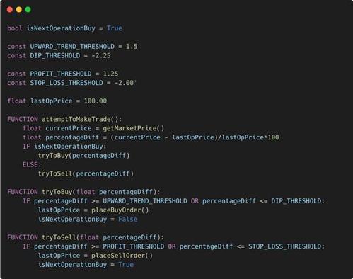保姆级教程：手把手教你用任意编程语言建立交易机器人(机器人阈值交易买入手把手) 软件优化