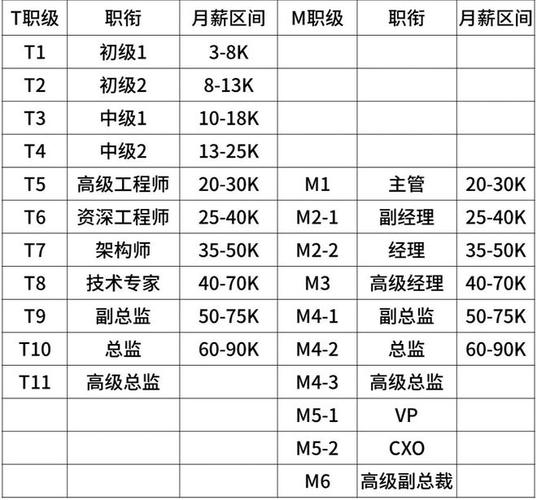 超全！2020 年互联网大厂的薪资和职级解析(职级薪资网大晋升互联) 排名链接