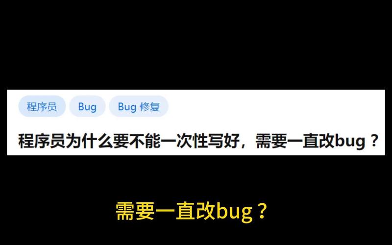 程序员为什么要不能一次性写好，需要一直改Bug？(程序员可能会软件写好代码) 软件开发