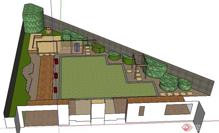 庭院景观制作(庭院建模景观教程如图所示) 排名链接
