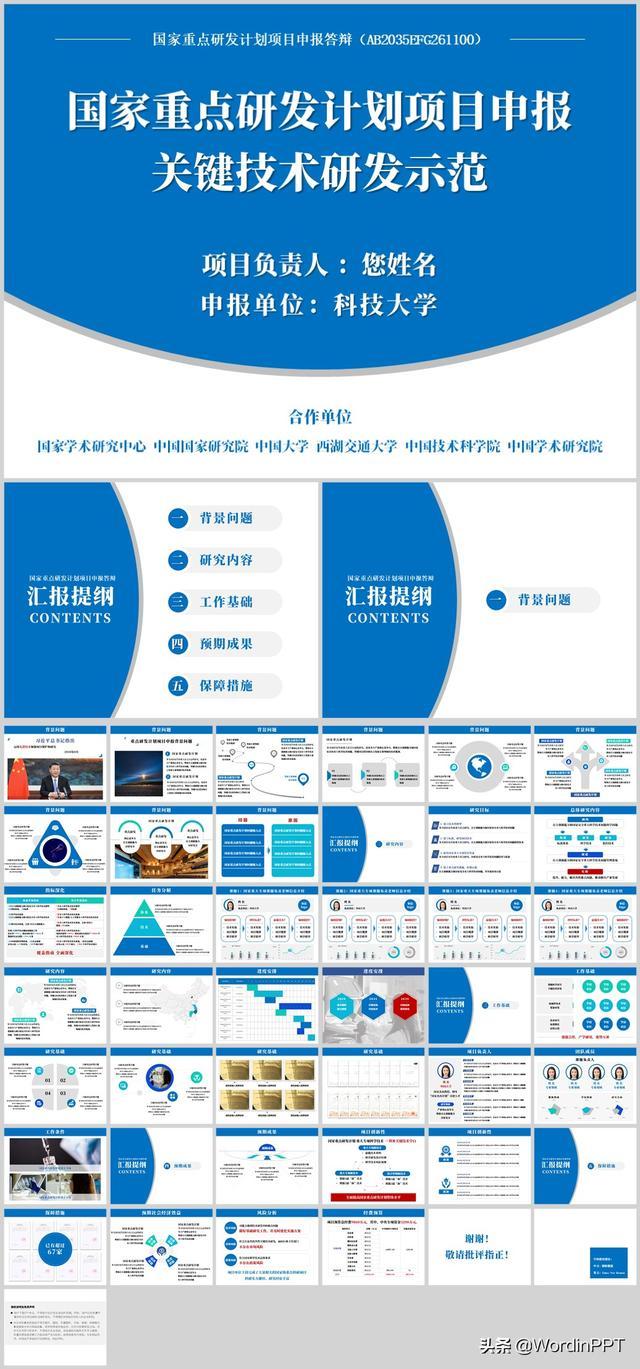 重点研发计划项目申报答辩PPT润色_重点研发PPT案例模板下载(研发重点计划答辩制作) 软件优化