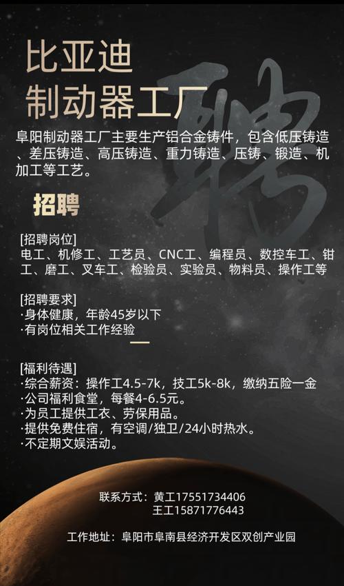 比亚迪弗迪科技阜南基地招聘啦！一大批岗位等你来！(阜南产品线岗位你来比亚迪) 排名链接