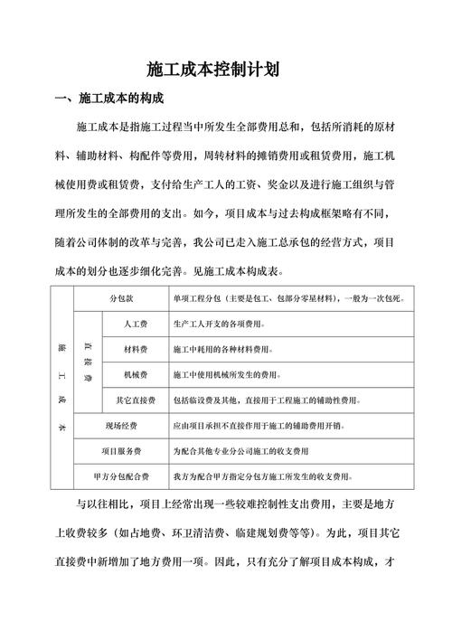 论文丨建筑装饰施工项目的成本控制原则与方法(成本成本控制计划控制建筑装饰) 99链接平台