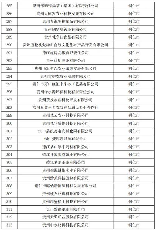 贵州：2024年第一批创新型中小企业拟认定名单(科技有限公司有限公司有限责任公司黔南州黔西南) 99链接平台