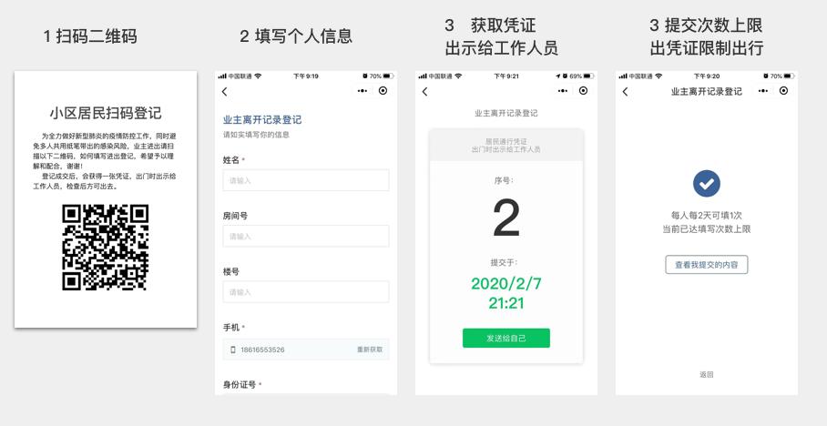 扫码出入小区！胶州社区防疫用上自开发智能管理软件(小区齐鲁出入登记居民) 99链接平台