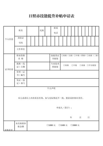 最高2000元！日照技能提升补贴这样申领(日照补贴申领提升申请) 软件优化