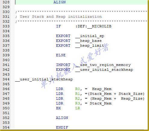 Stm32单片机开发KEIL启动文件汇编语言详解(函数文件初始化指令代码) 软件开发