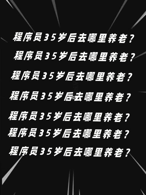 35岁程序员去哪儿了？(程序员转型互联网行业自己的) 软件开发