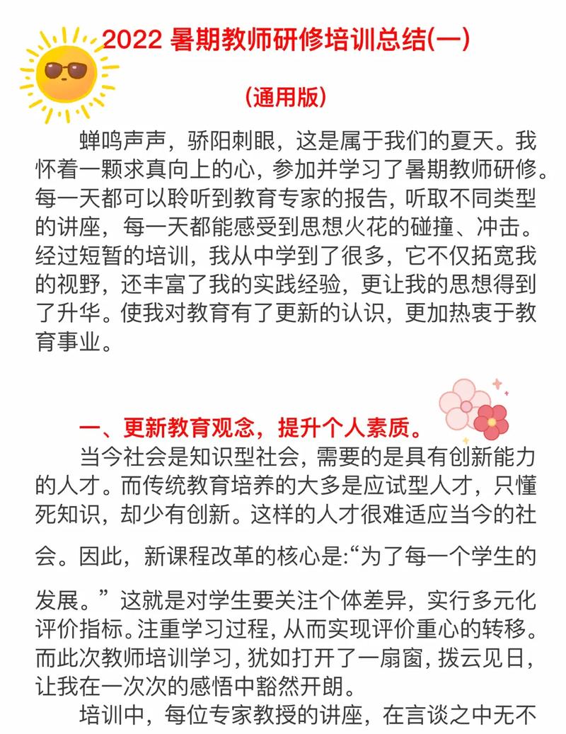 国家智慧教育平台暑期研修总结(学习研修教师教育培训) 软件优化