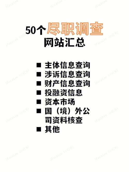 网络尽职调查网站及相关注意事项(调查注意事项网站查询相关) 排名链接