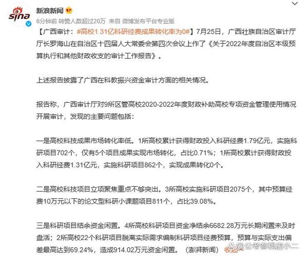 广西一高校1.31亿科研经费成果转化率为0；汉庭母公司回应“月薪2万住不起如家汉庭”(亿元补助融资公司获悉) 软件开发