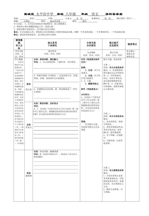 《石壕吏》导学案(战争差役诗句带来诗歌) 软件优化