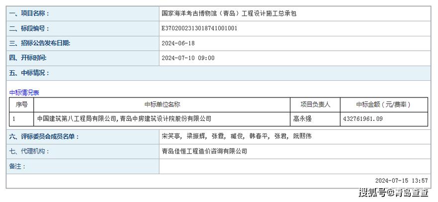 山东胶州新城科创产业园项目（南区）设计施工总承包中标结果公示(中标南区项目施工设计) 99链接平台