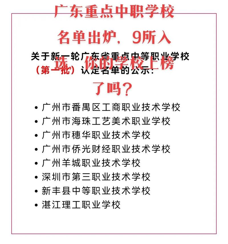 湛江市中职学校名单【31所】(校址隶属属性级别面积) 排名链接