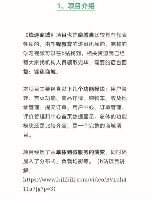 Java实战项目教程：《锋迷商城》项目实战课程500集大戏杀青(项目实战开发商城课程) 99链接平台