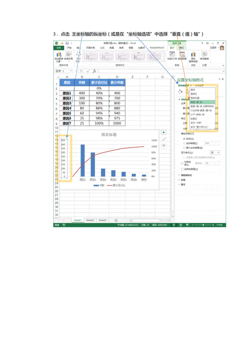 Excel办公技巧：帕累托图制作案例解析(办公坐标轴案例解析制作) 软件优化